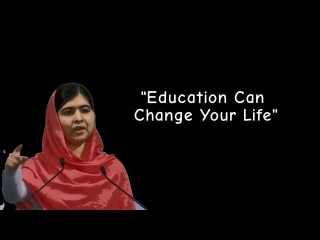 Education Is The One Of The Blessings Of Life || Malala Yousafzai Speech