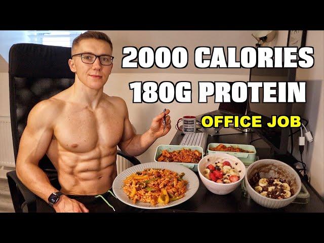 Office Job Meal Plan To Lose Fat & Gain Muscle *2000 CALORIES*