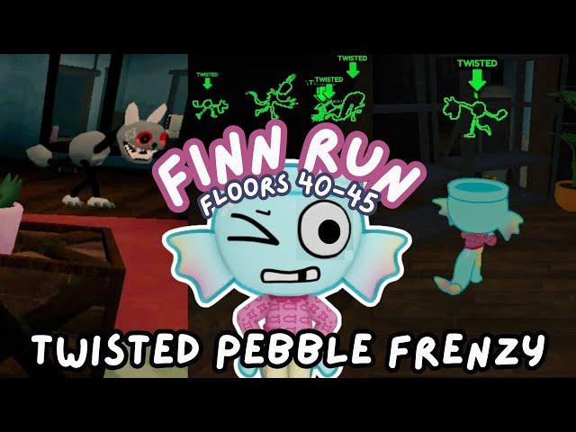 Prismatic Pal Finn Run (Floors 40-45) | Twisted Pebble Frenzy! | Dandy's World