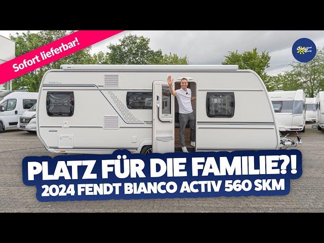 COOL! 2024 Fendt Bianco Activ 560 SKM | Caravan | Test & Kaufberatung - Camperland Bong