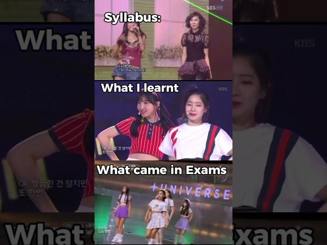 What I studied vs what came in Exams #new #viral #kpop #shorts #trending #fyp #blackpink #funny