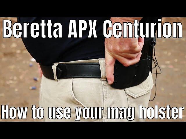 Beretta APX Centurion - How to use your Mag Holster