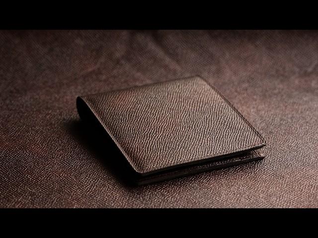 Making a HANDMADE Wallet in the Finest Calf Leather