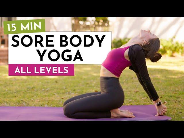 15 Min Easy Sore Body Stretch for a Stiff & Sore Body