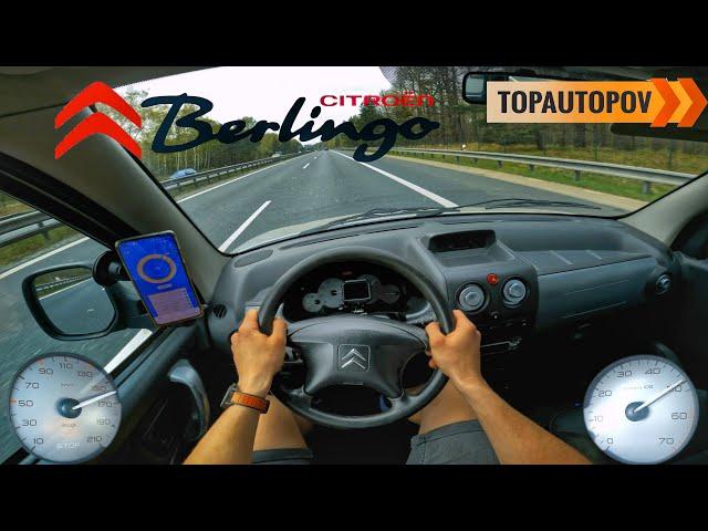 Citroen Berlingo 1.4i (55kW) |88| 4K60 TEST DRIVE POV - SOUND, ENGINE, ACCELERATION |TopAutoPOV