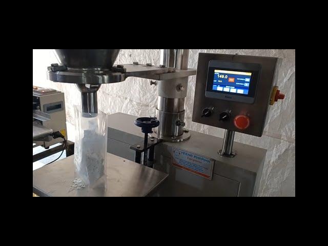 powder filling machine in pouches, accurate powder filling machine, weight based powder filling mach