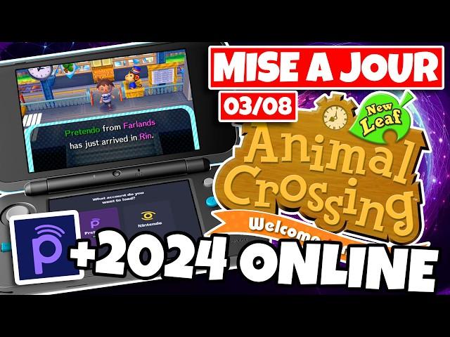 Le Mode en Ligne d'Animal Crossing New Leaf de Retour ! Pretendo Network - Mises à Jour d'Août !