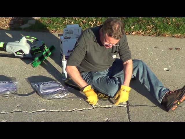 Concrete Driveway Crack Repair