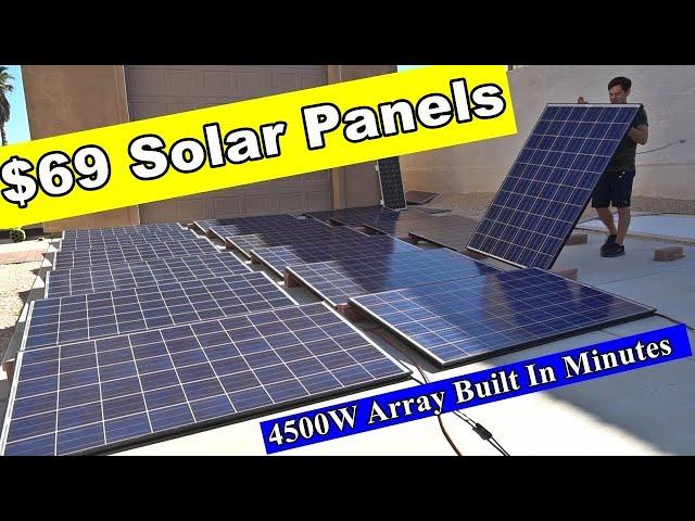 Dirt Cheap Used Solar Panels: 250W for $69 + Shipping