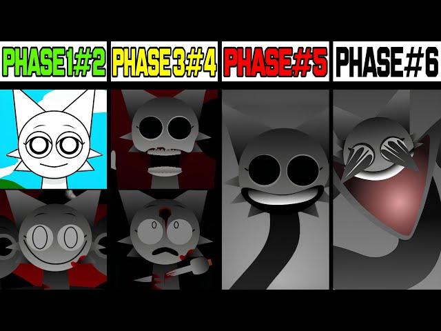 Phase 1 VS Phase 2 VS Phase 3 VS Phase 4 VS Phase 5 VS Phase 6 in Incredibox Sprunki!