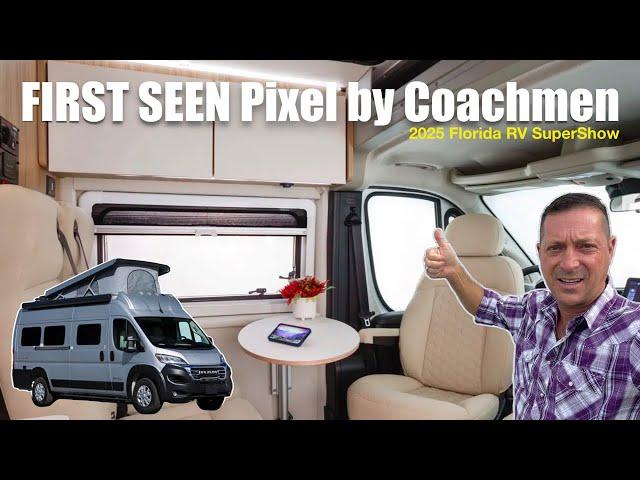 COACHMEN PIXEL, Solis Killer?  Stunning compact van with BIG personality @ 2025 FL RV SuperShow