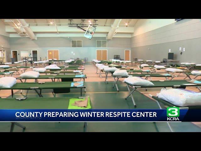 Sacramento County prepares for winter with respite center for homeless