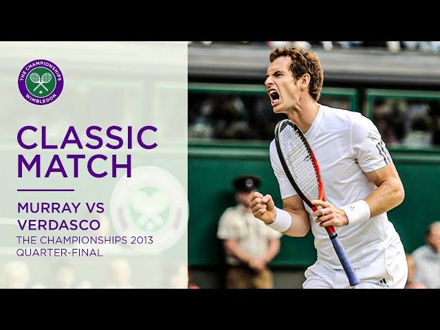 Andy Murray vs Fernando Verdasco | Wimbledon 2013 Quarter-final | Full Match Replay