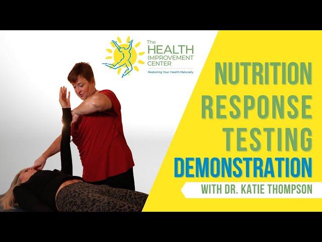 Nutrition Response Testing Explained [DEMONSTRATION] Applied Kinesiology Muscle Testing