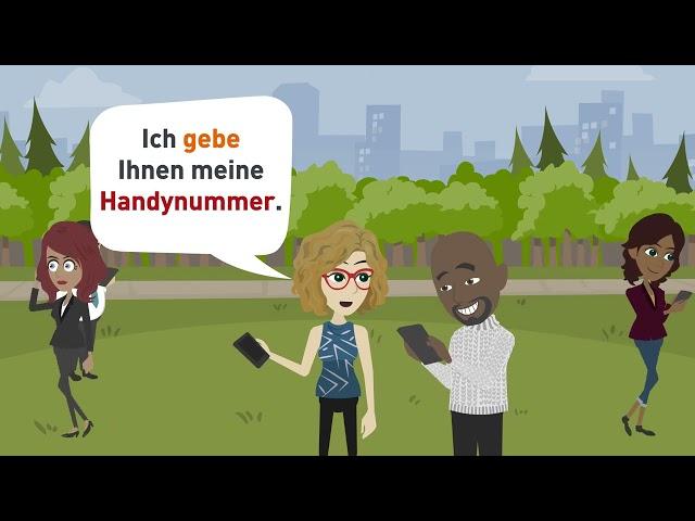 Learn German A1 | Top 50 most important verbs with examples and quiz!