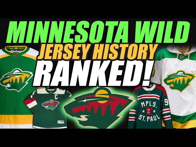 NHL Minnesota Wild Jersey History RANKED!