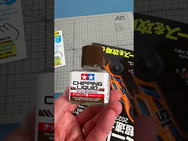 Chipping Liquid - Liquido per effetti scheggiature #tamiya #modellismo #shorts