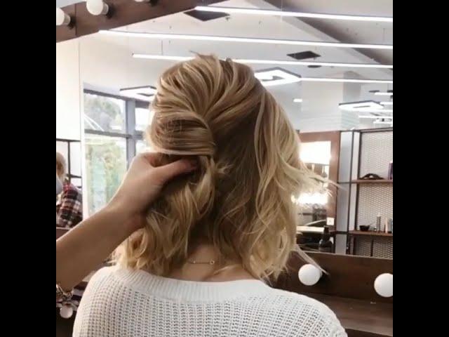 Short Hair Wedding Hairstyle Updo