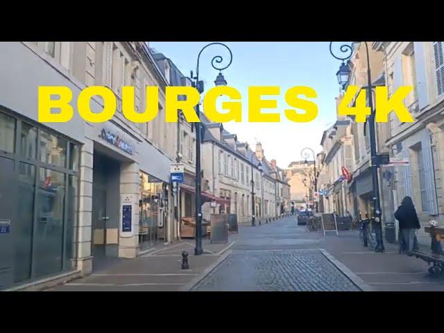 BOURGES - 4K Driving- French region