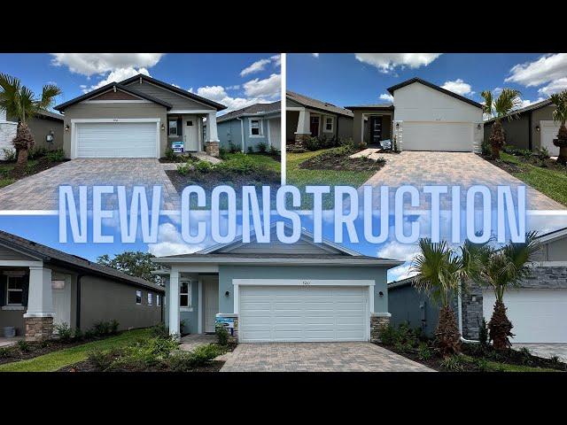 Tour 3 Florida New Construction Homes For Sale in Active Adult Community - Could You Live Here?