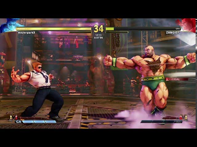 SFV/SFVAE/SFVCE/SF5CE Ultra Heavyweight Champion Zangief Boss Extra Battle with Perfect