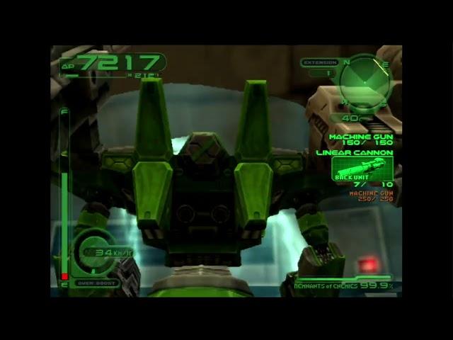 Silent Line: Armored Core - Hard - Hidden Part: CWI-FMHS-30 (Destroy Cargo Transport)