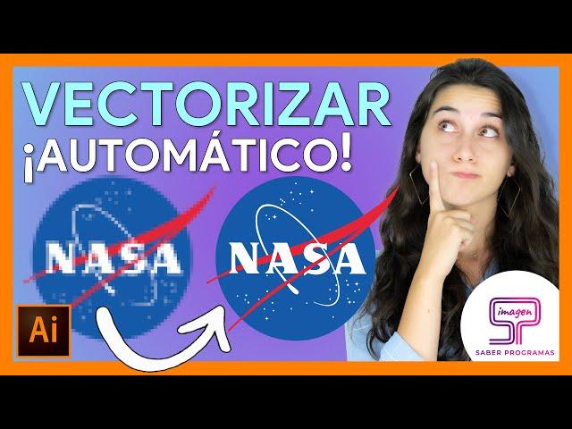  Cómo VECTORIZAR un LOGO o IMAGEN en Illustrator [ rápido y sencillo ]