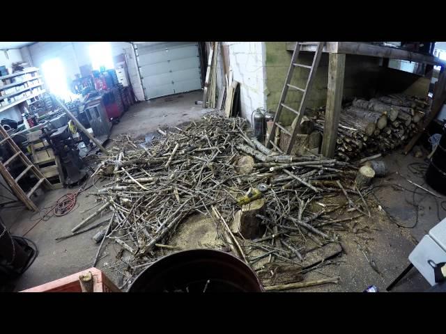 Wood processing time lapse