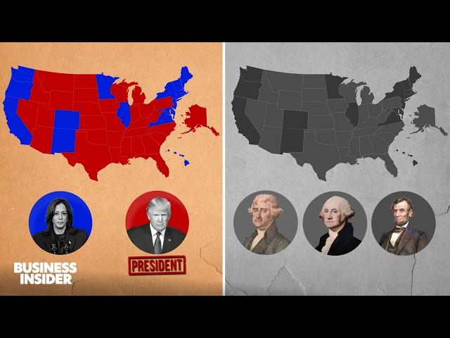 How The US Voted In Every Election, From George Washington To Donald Trump | Business Insider