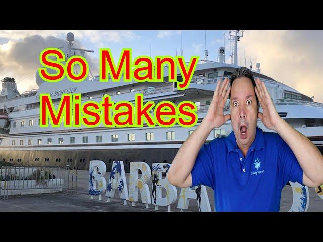 Mistakes Made on the Sea Dream During and After the Cruise - Cruise Ship News