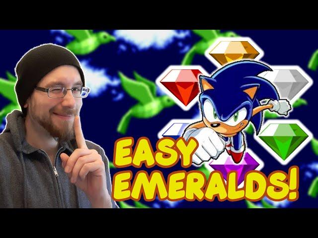 SONIC SECRETS: How To Get EASY EMERALDS in Sonic 1