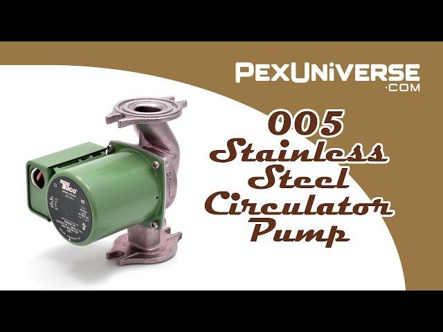 005 Stainless Steel Circulator Pump, 1/35 HP, 115V