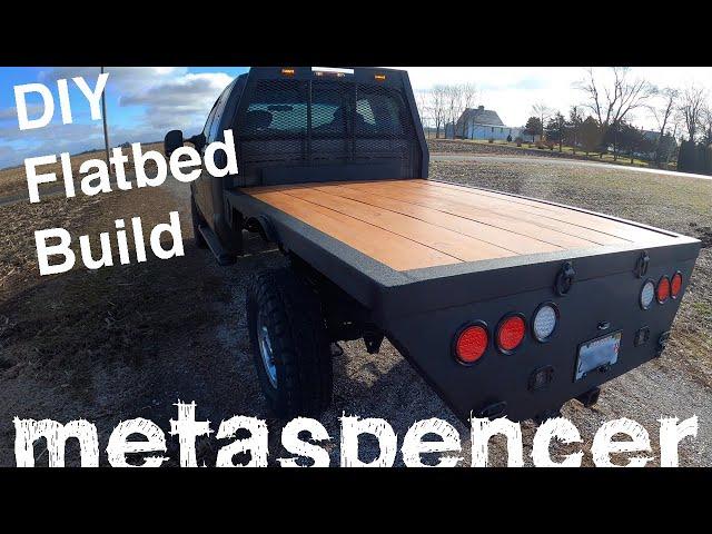 DIY Flatbed Build, Each Step in My Process