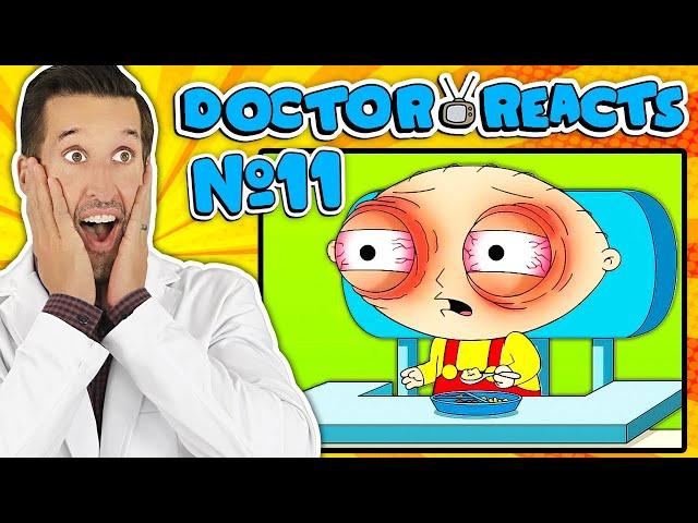 ER Doctor REACTS to Funniest Family Guy Medical Scenes #11