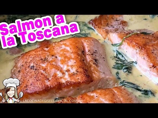 Salmon a la Toscana - La Cocina de Gisele