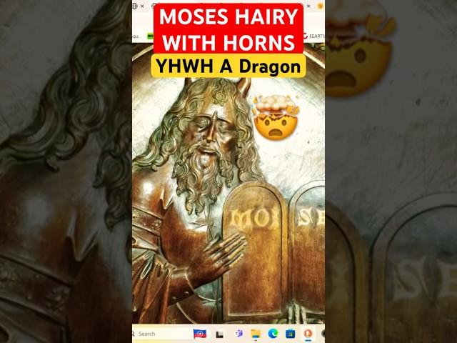 Dragon God in the #bible #Moses w/ horns  People #shortvideo #shortsfeed #ancient