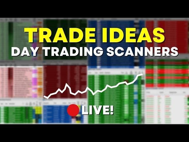 LIVE: Trade Ideas Scanners For Day Trading - Breakouts, Unusual Volume, Reversals, etc! 08/14/24