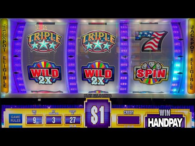 $100 INVESTMENT  MAX BET HANDPAY