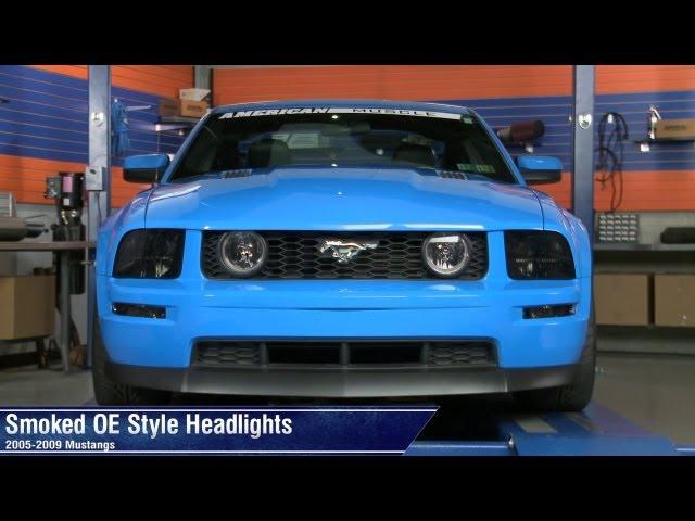 Mustang Smoked OE Style Headlights (05-09 GT, V6) Review