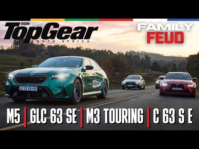 Family Feud: M vs AMG - A Review of GLC; C63 SE; M3 Touring; M5