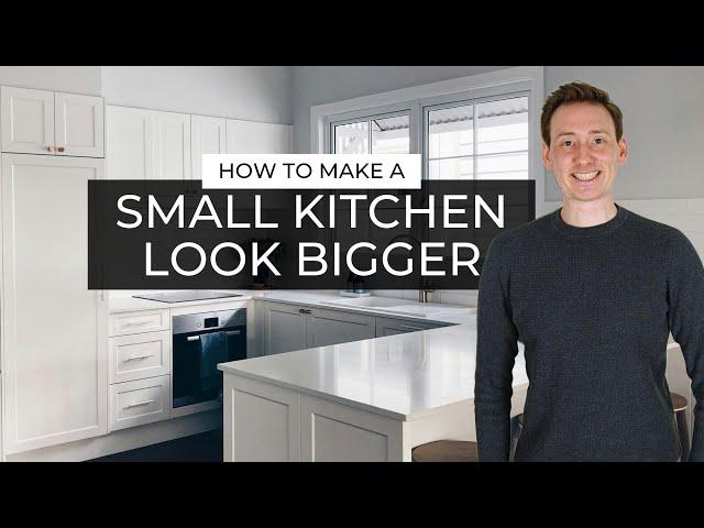 12 Design Tricks To Make A Small Kitchen Look & Feel Bigger