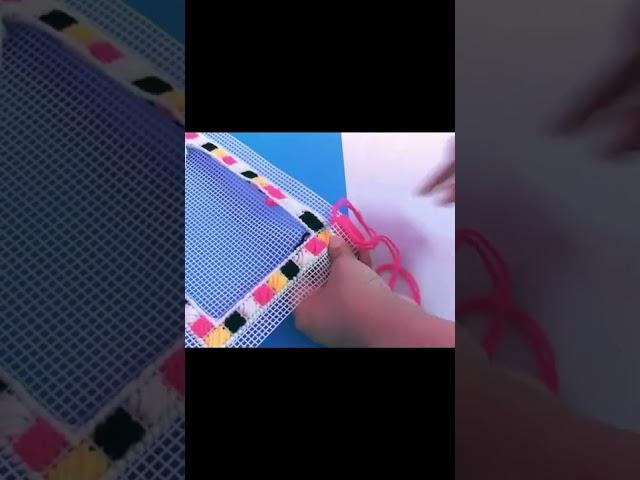 DIY Photoframe #shorts #youtubeshorts #photoframe #plasticcanvasideas  | Learning Process DIY
