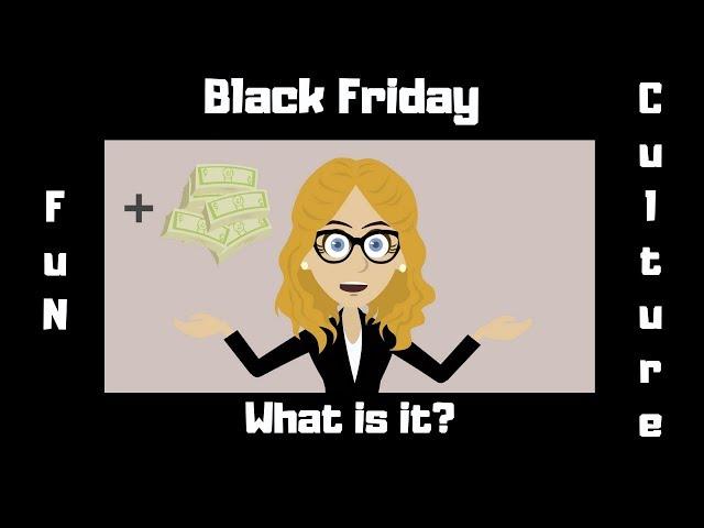 Black Friday | American Culture | English lesson