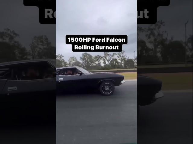 Mad Max 1500HP Ford Falcon Rolling Burnout