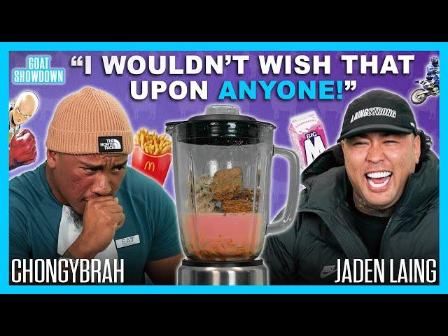 Jaden Laing & Chongybrah Fight Over A Mie Goreng & Strawberry Milkshake! | GOAT Showdown