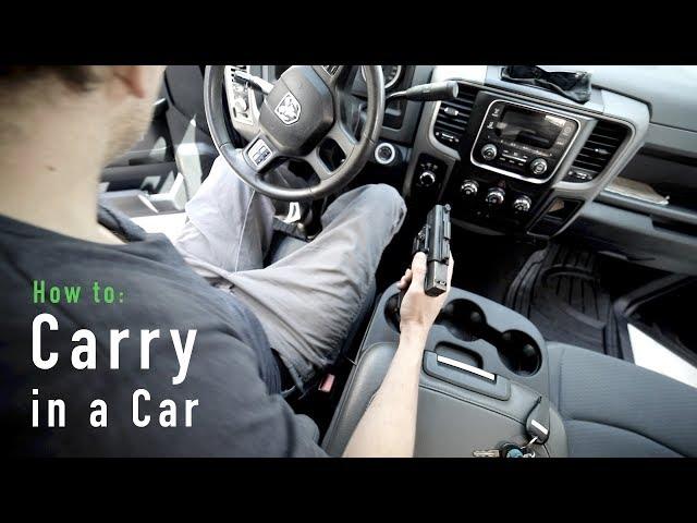 How To Concealed Carry In A Car - Alien Gear Holsters