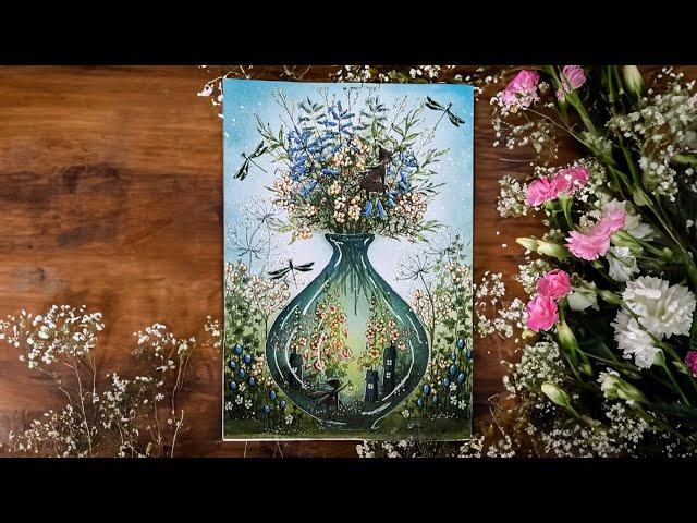 Beautiful Floral card by Mona Hauge 