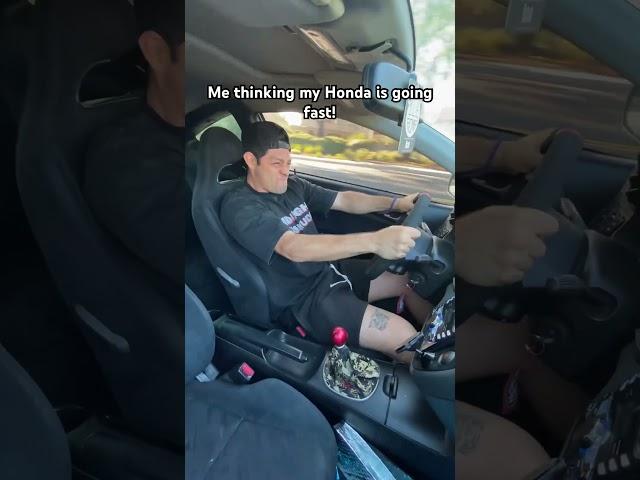 How Fast Honda Owners Think They Are!!! #carlover #honda #jdm #carlover