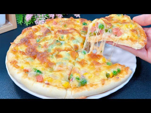  Easy Homemade Pizza Recipe  Better Than Takeout! Homemade Pizza 美食、烹饪、烘焙、家庭料理 DIY Pizza Night