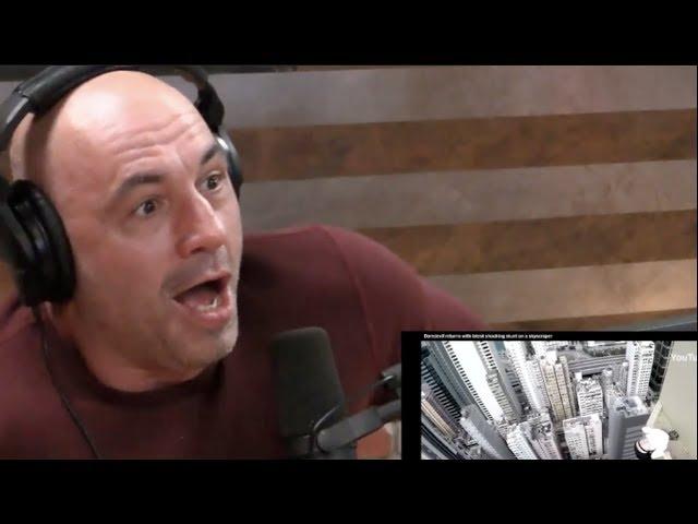 Joe Rogan Reacts to Russian Daredevil on a Skyscraper